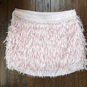 Pastel pink mini skirt